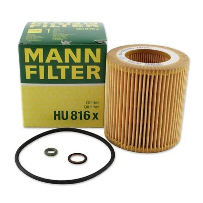 Mann Oil Filter HU816x fits BMW 1 Series E82 135i 125i - image 1 of 3
