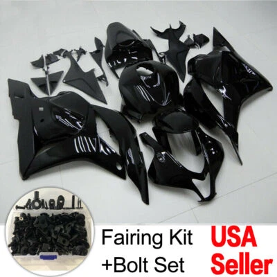 Kit de carenado negro brillante para Honda CBR 600RR 2009-2012 10 carrocería de inyección ABS Foto 1 de 4