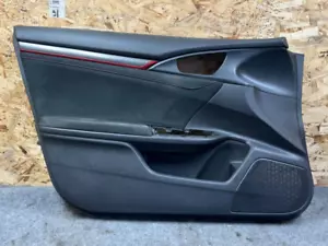 HONDA CIVIC TYPE R 17-21 OEM FRONT LEFT DRIVER SIDE INTERIOR DOOR PANEL TRIM 40K - Picture 1 of 9