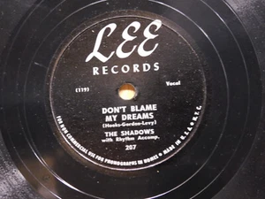 The Shadows Doo Wop 78 Dont Blame My Dreams on Lee - Picture 1 of 3