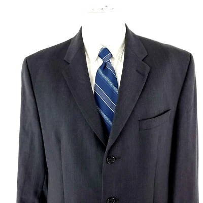 Calvin Klein Wool 3 Button Sport Coat 42R Gray Blazer - Image 1 of 4