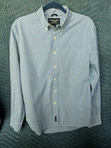 Ambercrombie And Fitch Herren Large blau kariert Langarm Button Down Hemd - Bild 1 von 11