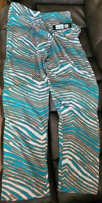 Pantalones Zumbaz Retro de los Miami Dolphins NFL (L) Etiquetas Nuevas, Camisa M&N (M) Sombrero Marino Foto 1 de 4