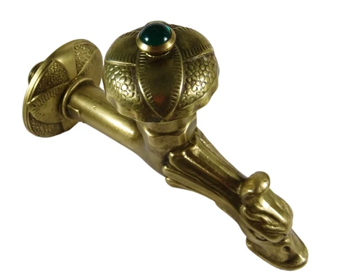 SPIGOT FAUCET TAP BRONZE DOLPHIN HEAD ARCHITECTURAL ART DECO STYLE ANTIQUE Cover