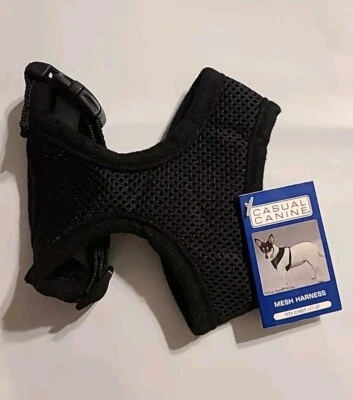 Повседневный собачий сетчатый ремень черный XS - Изображение 1 из 4