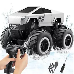 1:16 Fast RC Car Remote Control Cyber Truck Toys for Kids, 4WD Off-Road Amphi... - Picture 1 of 3