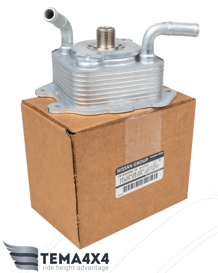 Refrigerador de óleo original do fabricante para Infiniti QX56 QX80 Nissan Armada NV Titan 21305-EZ30A - Imagem 1 de 4