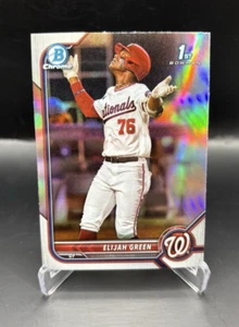 2022 Bowman Draft Chrome Elijah Green 1st Refractor Prospect Nationals #BDC-23 - Bild 1 von 2