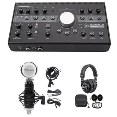 Mackie Big Knob Studio + Plus Studio Monitor Controller Interface+Mic+Headphones - Image 1 of 4