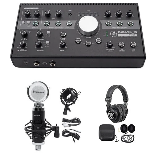 Mackie Big Knob Studio + Plus Studio Monitor Controller Interface+Mic+Headphones - Image 1 of 4