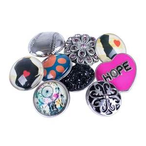 Paracord Planet 18mm Snap Charms- Variety to Choose From- Jewelry - Picture 1 of 16