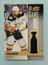 2019/20 Upper Deck Ryan Kesler UD Game Jersey Relic #GJ-RK Card