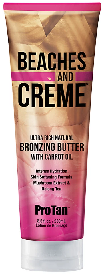 Pro Tan BEACHES AND CREME Natural Bronzing Butter With Carrot Oil -Fast Dispatch