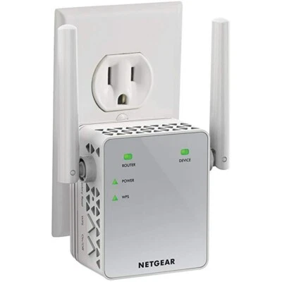 Amplificador y repetidor de señal de doble banda NETGEAR Wi-Fi Range Extender EX3700 - AC750 Foto 1 de 4