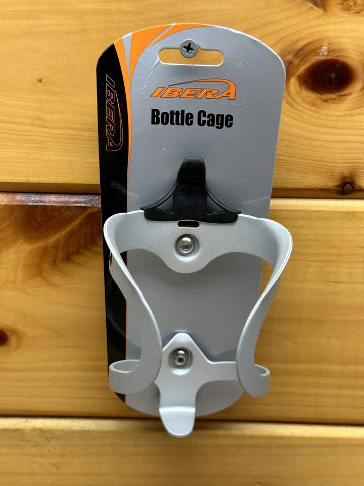 Ibera Bicycle Lightweight Aluminum Water Bottle Cage Silver - Image 1 of 4