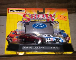 Vintage Matchbox FORD T-BIRD & T-BIRD STOCK CAR show stoppers New in package - Picture 1 of 4