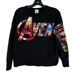 Marvel Avengers Women's Long Sleeve Shirt Sweater Black Size Small - Picture 1 of 6