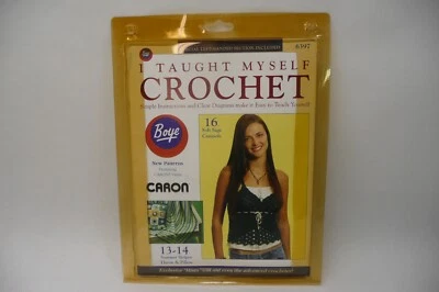 VTG Boye "I Taught Myself to Crochet Kit #6397 - Image 1 of 4