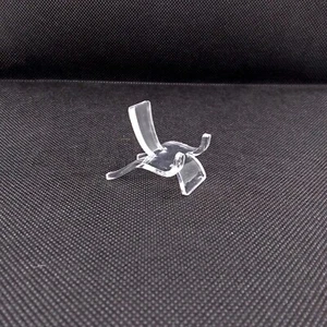 wing back, acrylic, geode stand, 1.5 inch, small, display stand, #O-209 - Picture 1 of 6