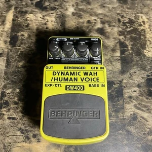 BEHRINGER DW400 Dynamic Wah Human Voice Effector Pedal Good Tested - Picture 1 of 7