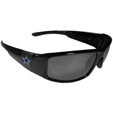 Dallas Cowboys Black Wrap Sunglasses Licensed NFL Football Cover