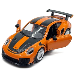 1:64 Porsche 911 GT2 RS Model Car Diecast Toy Cars Toys for Boys Kids Orange - Picture 1 of 10