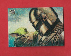 2024 Topps Star Wars Chrome Galaxy Paralelle Diamond Brillante carte 98 - Picture 1 of 2