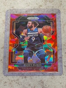 RICKY RUBIO ~ 2021-22 Panini Prizm #96 Red Ice Prizm PWE - Picture 1 of 3