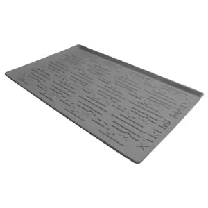 34 In. X 22 In. Grey Kitchen Depth under Sink Cabinet Mat Drip Tray Shelf Liner - Picture 1 of 12