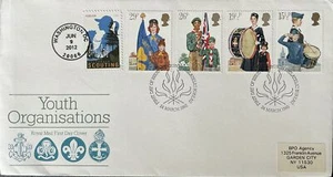 HNLP Hideaki Nakano 4691 Girl Scout on UK Youth Organizations FDC  - Picture 1 of 1