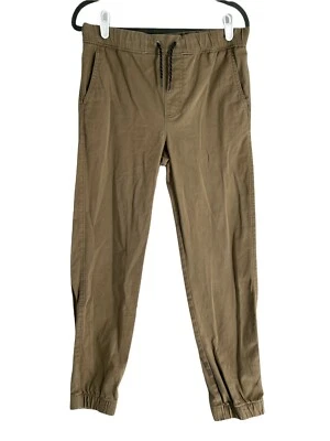 Pantalones de chándal Urban Pipeline de sarga elástica marrón juvenil talla grande Foto 1 de 4