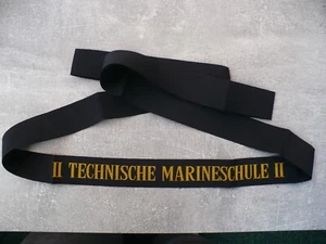 Nastro berretto II scuola tecnica navale II dell'esercito tedesco marina federale - Foto 1 di 3