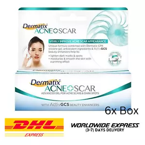 6x Dermatix Acne Scar 7g (Lightens Dark Marks & Spots) - Express Shipping - Picture 1 of 4