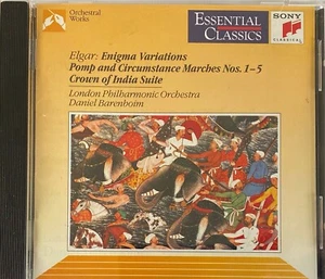 ELGAR - Enigma Variations/Pomp & Circumstance - Barenboim/London Phil CD Sony - Picture 1 of 2