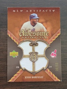 2007 Upper Deck Artifacts - Awesome Artifacts #AW-JO Josh Barfield /50 (MEM) - Picture 1 of 2