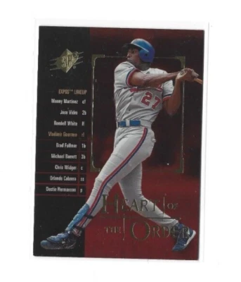 2000 SPx Heart of the Order #H20 Vladimir Guerrero NMMT - Image 1 of 2