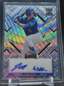 2022 Leaf Metal XRC Auto Silver Wave Jett Williams #7/8 - NEW YORK METS - Picture 1 of 2