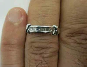 Platin Diamant Ehering Diamant = 0,40 Karat F-VS2 5,0 Gramm Wert = 4.750 € - Bild 1 von 13