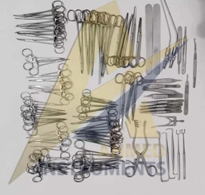 Plastic Surgery Set of 82 Pcs Surgical instruments - Picture 1 of 2