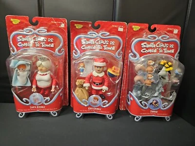 Kris Kringke + Topper + Tanta  Santa Claus is Comin To Town Figure Memory Lane  - Image 1 of 4