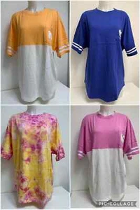 Victoria's Secret kurzärmeliges Crew-Taschen-T-Shirt mit rosa Uni (WÄHLEN SIE IHRE FARBE) - Bild 1 von 13