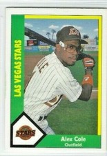 1990 CMC Las Vegas Stars (Triple-A San Diego Padres) Alex Cole