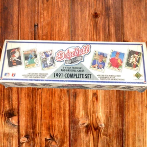 Upper Deck 1991 Baseball Card Factory Sealed Set Complete Set 800 Cards Hologram - Picture 1 of 7