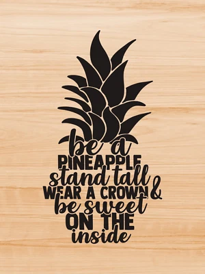 Decal Vinyl Car Truck Sticker Be a Pineapple Stand Tall 2- You Pick Size & Color - Image 1 of 4