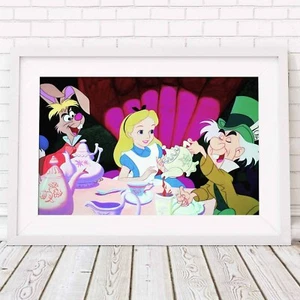 ALICE IN WONDERLAND - Disney Poster Picture Print Sizes A5 to A0 **FREE DELIVERY - Picture 1 of 14