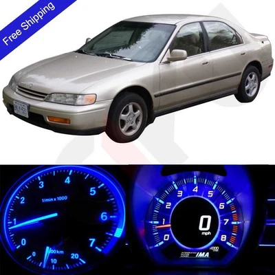 Blue LED Dash Cluster Instrument Lighting Kit Fits 1994-1997 Honda Accord MT - Image 1 of 4