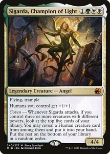 Sigarda, Champion of Light FOIL #240 | MID Innistrad: Midnight Hunt | MTG - Imagen 1 de 1