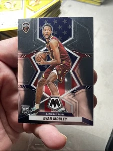 2021-22 Panini Mosaic Basketball Evan Mobley NATIONAL PRIDE RC #258 - Picture 1 of 2