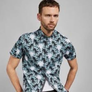 Ted Baker Patrick Light Blue Casual Button Down Shirt XL - Picture 1 of 6