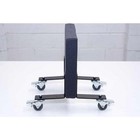 Partition Mobile Feet Office Dividers Set 2 x Heavy Duty Rubber Caster Brake Blk